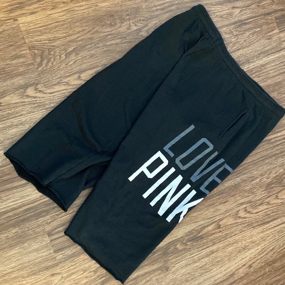 PINK Capri sweatpants, size large